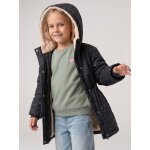 Parka fille � capuche romantique anthracite