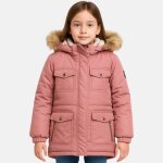 Parka fille imprim� rose