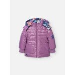 Parka fille en tissu technique réversible avec des fleurs multicolore Parka fille en tissu technique réversible avec des fleurs multicolore