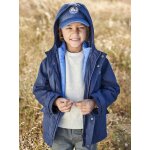 Parka gar�on 3 en 1 mi - saison doudoune sans manches amovible marine