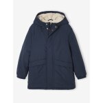 Parka garçon à capuche doublure sherpa anthracite Parka garçon à capuche doublure sherpa anthracite