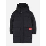 Parka gar�on � capuche noir