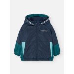 Parka garon en maille bleu