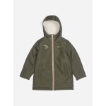 Parka gar�on reversible kaki / ecru