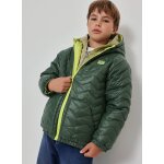 Parka gar�on tissu technique r�versible vert