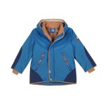 Parka d'hiver enfant talvinen husky finkid, capuche amovible bleu oc�an