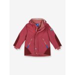 Parka d'hiver enfant talvinen husky finkid, capuche amovible framboise
