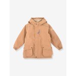 Parka imperm�able avec option zip - in, capuche ronde enfant finkid camel
