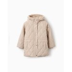 Parka matelasse  capuche beige
