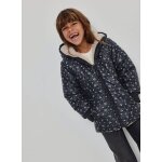 Parka r�versible fille imprim� fleurs multicolore