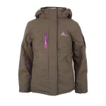 Parka de ski fille gadika taupe