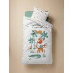 Parure magicouette animaux avec coton recycl multicolore