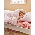 Parure enfant magicouette caronimos, avec coton recyclé carreaux rose Parure enfant magicouette caronimos, avec coton recyclé carreaux rose