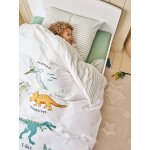 Parure enfant magicouette dinos, avec coton recycl� blanc imprim�