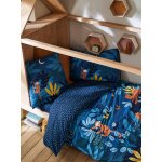 Parure housse de couette enfant et taie d'oreiller jungle night bleu / multicolore Parure housse de couette enfant et taie d'oreiller jungle night bleu / multicolore