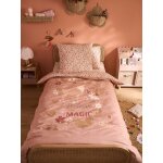 Parure housse de couette enfant et taie vieux rose