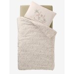 Parure housse de couette + taie d'oreiller bébé babylon beige imprimé Parure housse de couette + taie d'oreiller bébé babylon beige imprimé