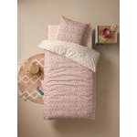 Parure housse de couette + taie d'oreiller enfant gipsy beige / multicolore