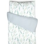 Parure de lit b�b� en coton eucalyptus eucalyptus, vert, gris