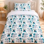 Parure de lit b�b� en coton savana multicolore