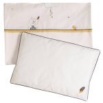 Parure de lit b�b� et taie en coton - timouki beige