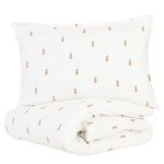 Parure de lit gaze de coton bio ananas