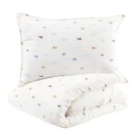 Parure de lit gaze de coton bio baleine