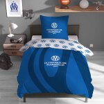 Parure de lit imprim�e, om renaissance bleu