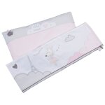 Parure de lit et taie en coton - lilibelle rose