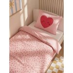 Parure magicouette cerise avec coton recycl� rose imprim�