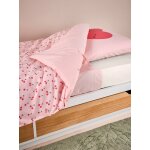 Parure magicouette cerise avec coton recycl� rose imprim�