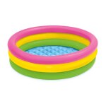 Pataugeoire trois boudins pour petits enfants. multicolore