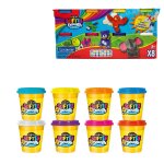 Pâte À modeler malléable - 8 pièces multicolore Pâte À modeler malléable - 8 pièces multicolore