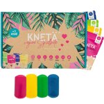 P�te � modeler v�g�talienne - 4 couleurs - 100g blue; green; pink; yellow