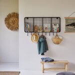 Patre en mtal enfant 4 niches 100 sona noir