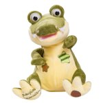 Paulo le croco - peluche anime vert