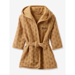 Peignoir de bain b�b� personnalisable ethnic ocre