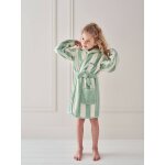 Peignoir de bain enfant rayures transat capsule famille personnalisable, avec coton recyclé rayé vert ... Peignoir de bain enfant rayures transat capsule famille personnalisable, avec coton recyclé rayé vert ...