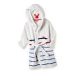 Peignoir de bain gar�on cr�ativ c�tier coton blanc