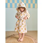 Peignoir enfant en coton blanc imprim�