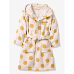 Peignoir enfant en coton blanc imprim�