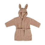 Peignoir enfant en coton marron