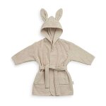 Peignoir enfant en coton nougat