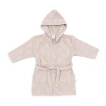 Peignoir �ponge miffy jacquard en coton beige