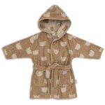 Peignoir en �ponge teddy bear (1 - 2 ans) marron, beige