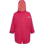 Peignoir  langer impermable rose fluo / rose coquillage