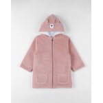 Peignoir ours velours rose