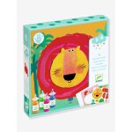 Peinture � doigt animaux foufous orange