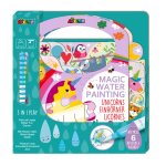 Peinture � l'eau - licornes multicolor