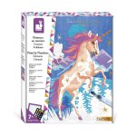 Peinture par numéro licornes multicolore Peinture par numéro licornes multicolore